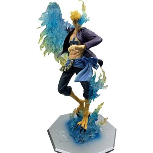 One Piece Marco Anime Action Figure Model 28CM PVC Statue Collectible Toys For Kids Figma Quality Assurance Desktop Decoration