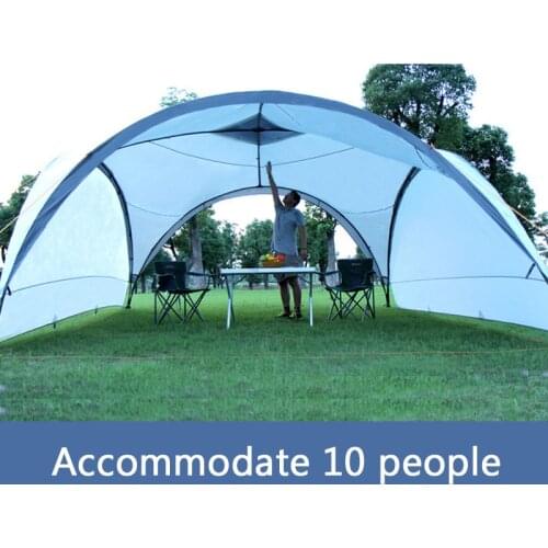 Quality 10 People Sunshade Tent Waterproof UV Isolation Beach Sun Shelter Outdoor Camping Activity Pergola Canopy Awning HT9100