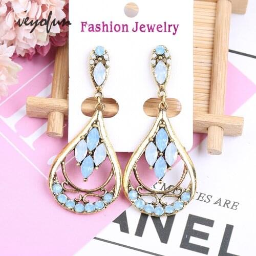 Veyofun Hollow out Classic Drop Earrings Acrylic Vintage Dangle Earrings Jewelry For Women New Gift