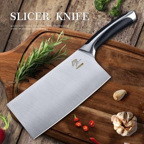 Kitchen Knife Stainless Steel 40cr13 Chinese Chopping Slicing Knife High quality Kitchen Chef Knives Tools Meat Veg Fruit Cutter