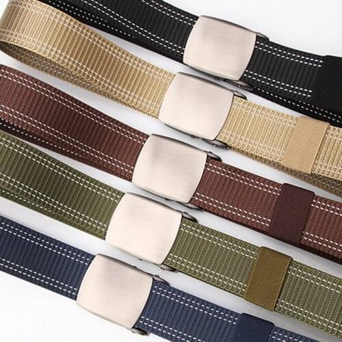 Fashion Waist Belt Sports Cummerbund Mens Web Belt 120cm Adjustable