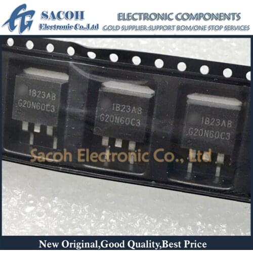 New 10PCS/Lot G20N60C3 HGT1S20N60C3S or HGT1S20N60C3RS 20N60C3R or HGT1S20N60A4S9A 20N60A4 TO-263 20A 600V Power IGBT