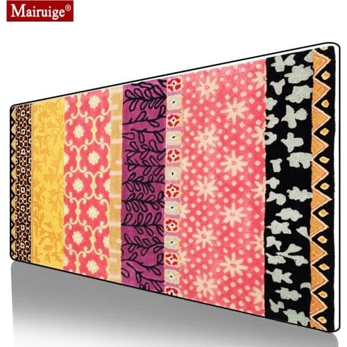 Bohemian Persian Rug Mouse Pad XXL Gamer Desk Mat Large Keyboard Pad Computer PC Padmouse Gaming MousePad 90x40cm/70x30cm
