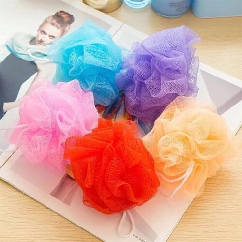 Sale 1 Pcs bath ball bathsite bath tubs Cool ball bath towel scrubber Body cleaning Mesh Shower wash Sponge product High Quality