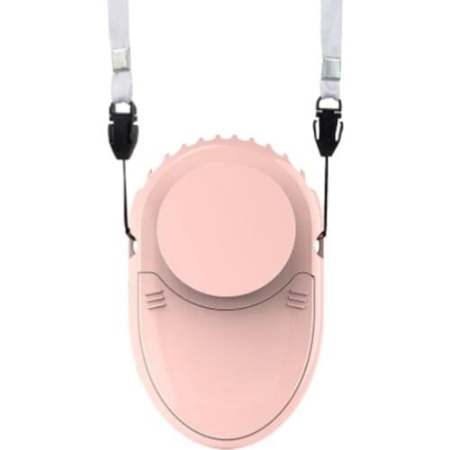 Neck Fan, Portable USB Handheld Fan, Eyelash Drying Fan with Makeup Mirror & LED Light Filling Lamp for Women&Girls