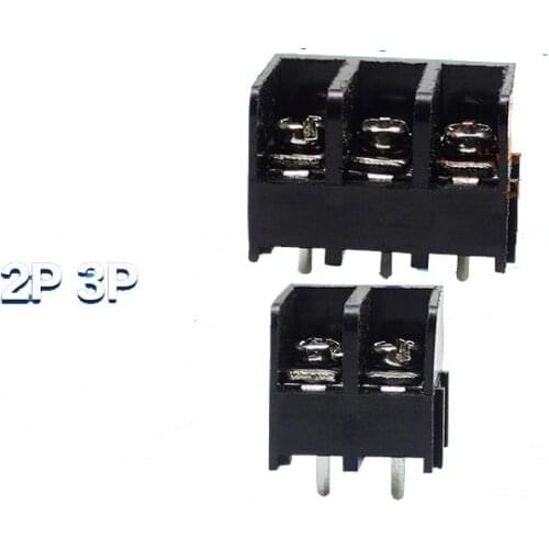 6.35mm pitch 5 Pins Barrier Screw Terminal Blocks Jointable