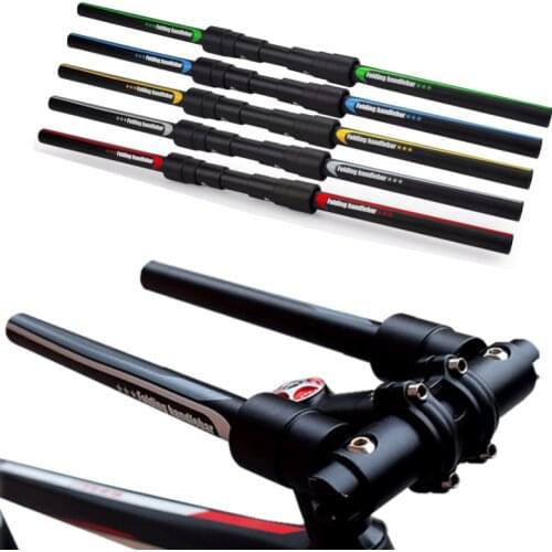High Quality Aluminum Alloy Bicycle Folding Handlebar MTB Bike Horizontal Handlebar 25.4mm/31.8mm* 660/560mm Cycling Part