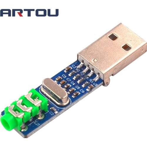 USB PCM2704 Audio Sound Card DAC Decoder Module 5V HIFI Speaker Sound Board For Arduino Raspberry Pi 16 Bits