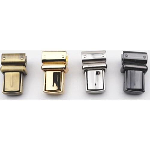 2pcs 19*34mm Metal Lock Rectangle Bag Case Buckle Clasp For Handbags Shoulder Bags Purse Tote Accessories DIY Craft Accessories