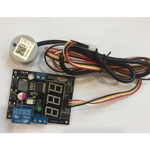 Non-contact ultrasonic liquid level sensor Digital display altitude switch adjustable display value relay output level sensor