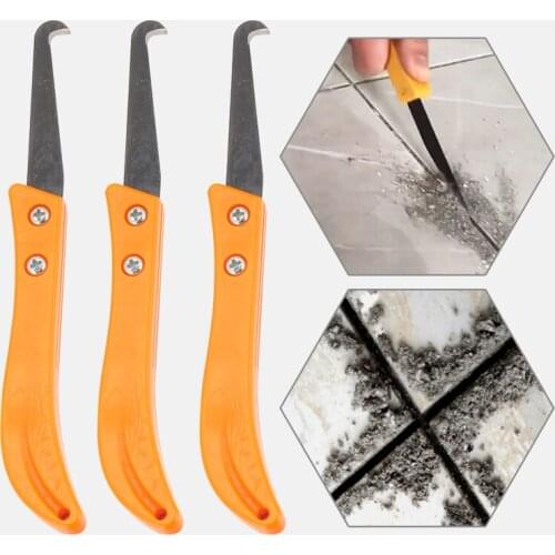 Notcher Collator Tile gap repair tool Hook Knife Professional Tile Gap Repair Tool Cleaning and Removal Grout Hand Tools