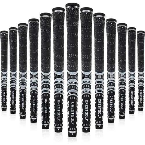 Crestgolf 10pcs/Pack Standard Size Carbon Yarn Golf Irons Grips Golf Club Wood Grip 9 Colors Available Agarre Del Palo de Golf