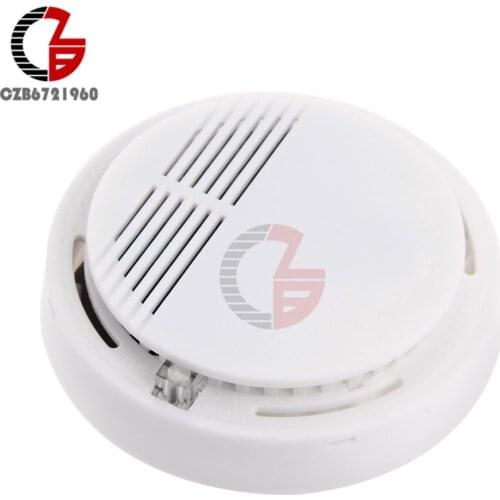 Home Security RT Smoke Detector Alarm Portable High Sensitive Stable Independent alarm Smoke Detector Fire Alarm Alone Sensor