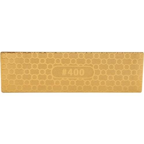 2 Sides Diamond Plate Ti Titanize Knife Sharpening Stone Whetstone 400/1000 Double-Sided Small Whetstone Titanium-Plated Diamond