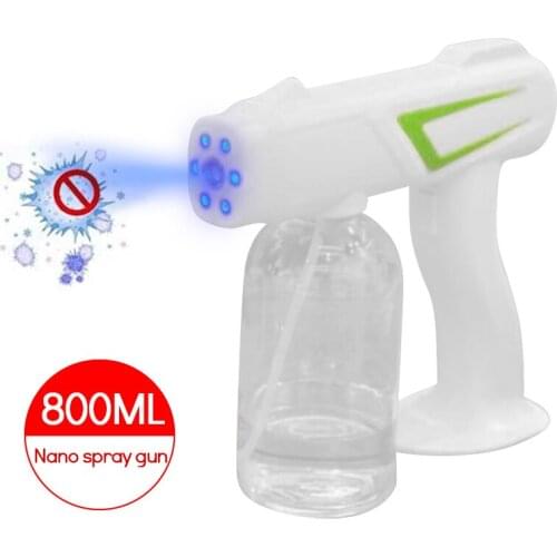Electric Disinfectant Sprayer Nano Steam Spray Guns Atomizer Fogger Machine Disinfectant Diffuser Atomizer Watering Garden 800ml