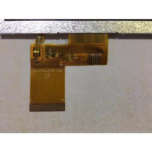 New 4.3 inch LCD screen with touch screen znl_043l0701-40s free shipping