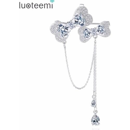 LUOTEEMI Brooches Bow On Clothes