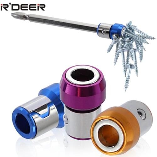 Magnetic Screwdriver Ring for 1/4" 6.35mm Electric Screwdriver Bits Metal Magnet Driver Strong Magnetizer