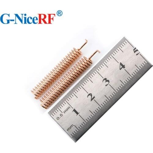 100pcs/lot SW433-TH32 433MHz Copper Spring Antenna for wireless RF module