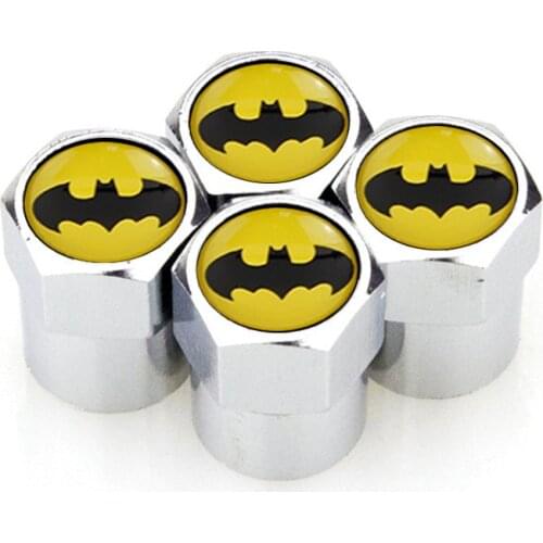 Metal Alloy Car Wheel Tire Valve Caps For Ford Focus Fiesta Mondeo Automobiles Bat Badge Tyre Rim Stem Dustproof Cover Universal