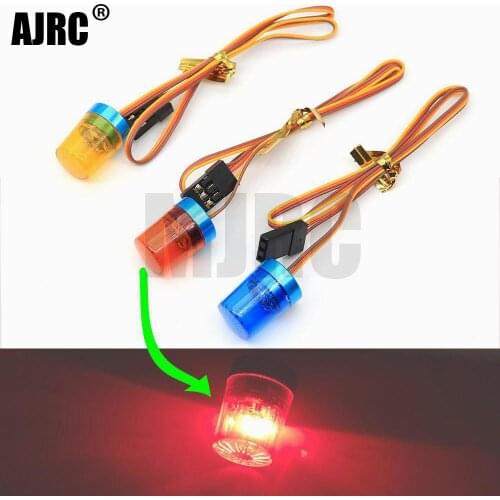 Multi-function LED Lamp Strobing-blasting/Flashing/Rotating Light for 1/10 RC Model Car 1:14 Tamiya Tractor RC Engineering Truck