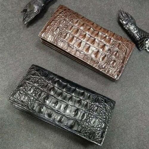 Xinepiju men clutch bag men wallet crocodile back skin crocodile wallet crocodile clutch bag male