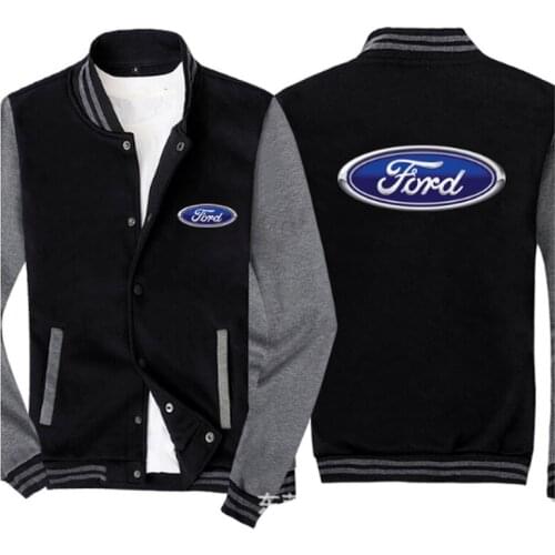 NEW Baseball uniform Spring Autumn Sweatshirt for Ford Men Slim Fit Jacket Men Hip Hop Harajuku Jacket S