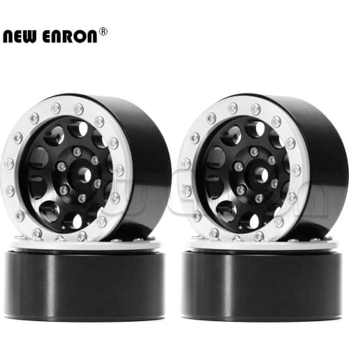NEW ENRON Alloy 55*45*27 1.9" Beadlock Wheels Hub Rim Tires for 1:10 RC Car Crawler MST jimny TF2 D90 Axial 90046 Traxxas TRX-4