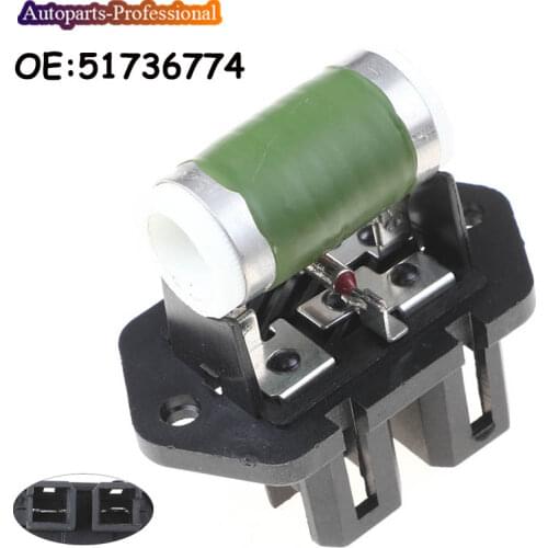 51736774 New For Fiat Alfa Romeo Bravo Coupe Punto Stilo Radiator Heater Fan Motor Resistor 46533716 60811737 60658834 7173587