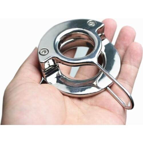 New Design Scrotal Pendant Weight-bearing Ring Metal Testicular Ring Penis Lock Penis Rings Heavy Male Scrotal Pendant BB-2-112