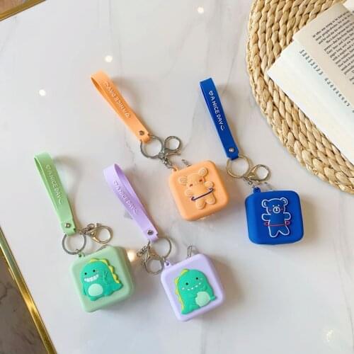 New Coin Purse Mini Silicone Animal Small Coin Purse Lady Key Bag Purse Children Gift Prize Package Bluetooth Earphone Box
