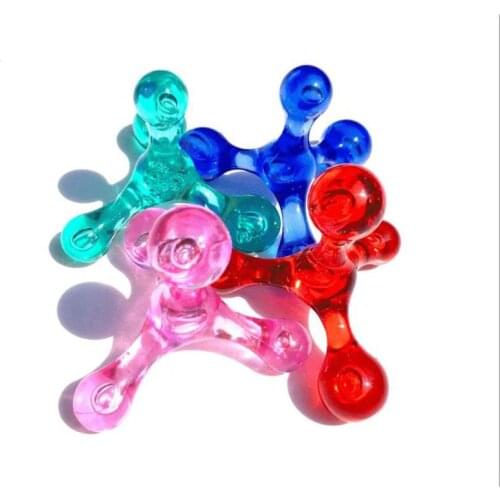 Handheld Arch Body Massager Health Balance Four Ball Back Mini Massage Stick Relax Acupressure Health Massage Tool