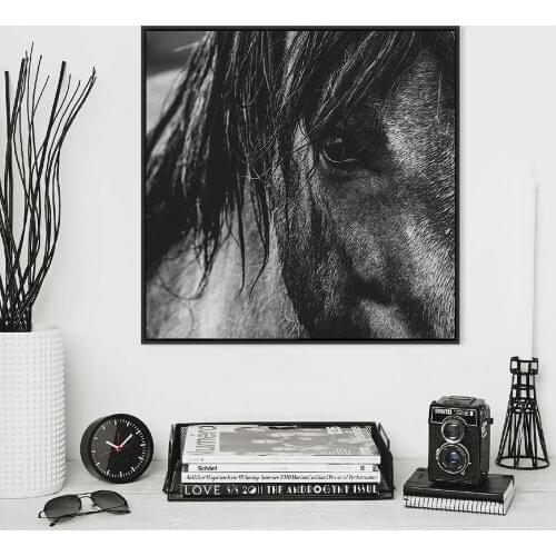 Modern Nordic Animal Art Horse Canvas Painting Wall Art Pictures For Living Room Modern Abstract Wall Art Horse Prints Posters
