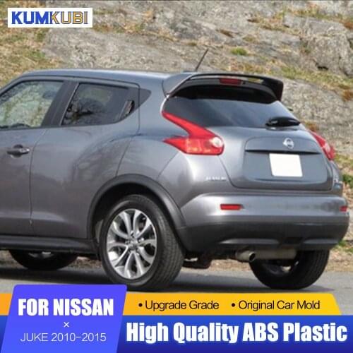 KUMIKUBI Fit For Nissan Juke Black Spoiler 2010 to 2015 High Quality ABS Material Car Rear Wing Primer Color Rear White Spoiler