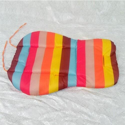Thick Colorful Baby Infant floor mat Breathable Stroller Padding Liner Car Seat Seat Pushchair Pram Cushion Cotton Mat