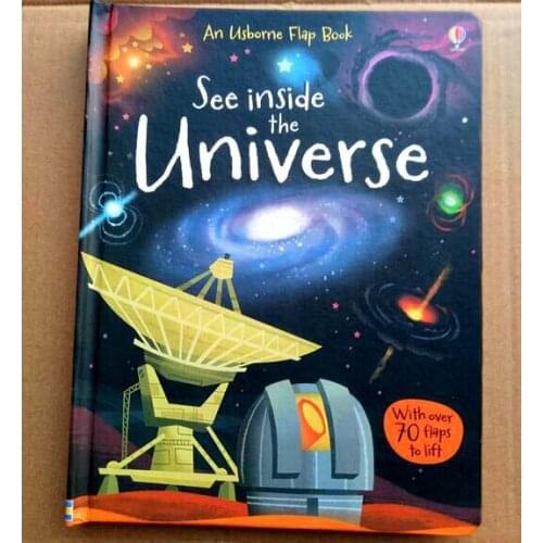 Usborne See Inside the universe English Educational 3D flap Picture Books Baby Early Childhood gift For kids libros