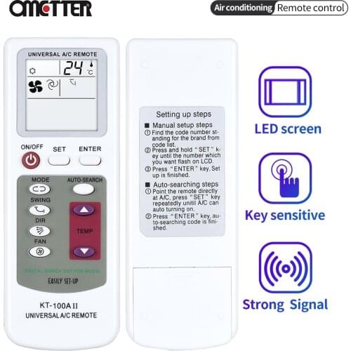 Universal A/C Multifunction KT-100A II Air Conditioner Remote Control