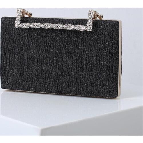 2020 diamond evening clutch bags fold wedding wallets with chain dinner party shoulder bags luxury handbags purse LXG65