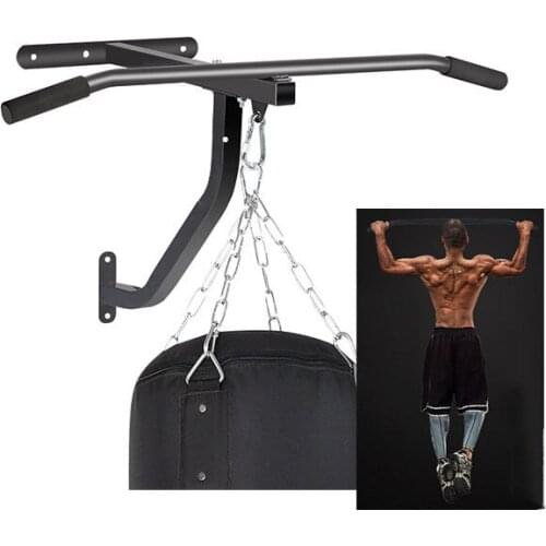 Sandbag Rack Hanger Boxing Sandbag Frame Wall Bracket Multifunctional Wall Mount Boxing Frame Horizontal Bar Indoor Fitness