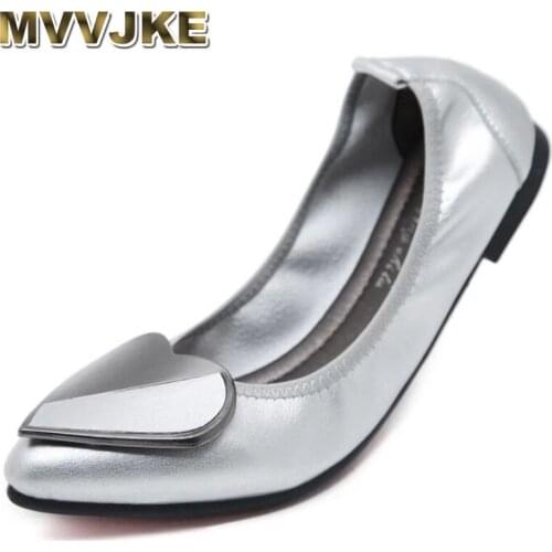 MVVJKEFlats Women Shoes Fashion Lady Shallow Solid Slip-On Pointed Toe Flats Casual Womens Red Black Shoes Chaussure FemmeMujer