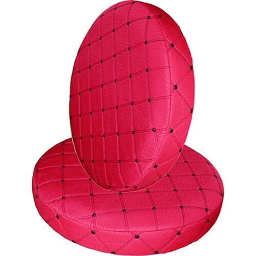 2pcs 35x10cm Barstool Cover Cover Round Lift Chair Seat Sleeve with Comfortable Poly fill Red