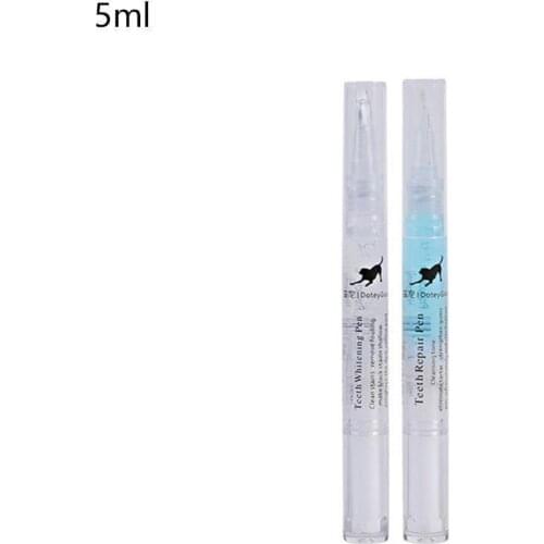 2PCS Dog Cat Pet Teeth Cleaning Pen Kit Brightening Grooming Toothbrush Dental Calculus Safe Tartar Remove Tool Mouth Fresh
