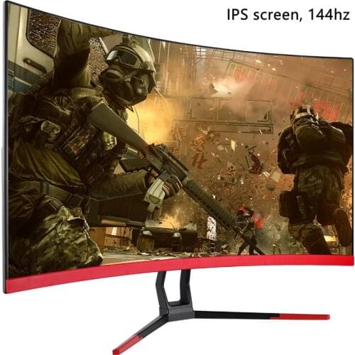 24 27 Inch Ultra-Wide Screen 144Hz Curved Led Computer Gaming Monitor PC
