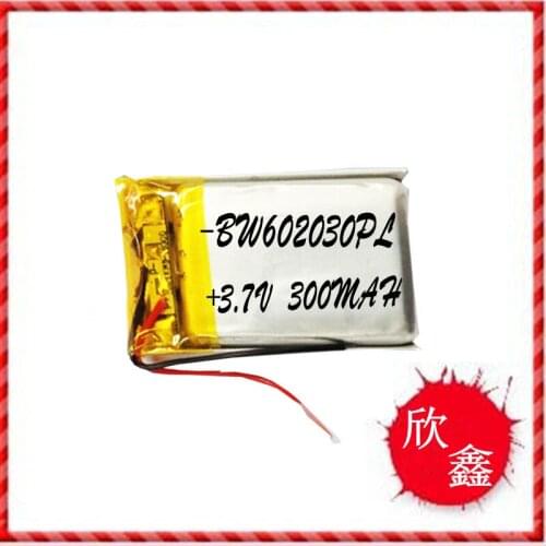 3.7V polymer lithium battery 062030602030 300mAh MP4 MP5 MP3 small toy Rechargeable Li-ion Cell