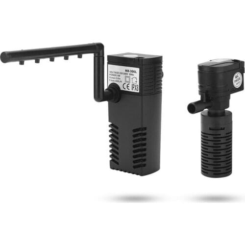 3 in 1 Fish Tank Multi-function Filter Rain Tank Circulation Aquarium Aeration Pump Aquarium Oxygen Submersible Water Purifier