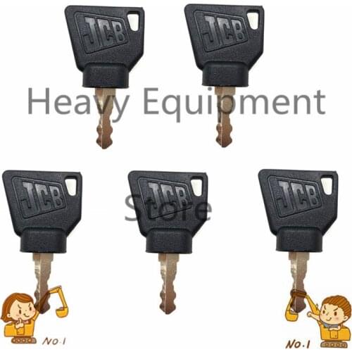 5 Pcs Ignition Start Key Switch Starter key For JCB 3CX Excavator Most JCB Machine Digger Replacement Parts