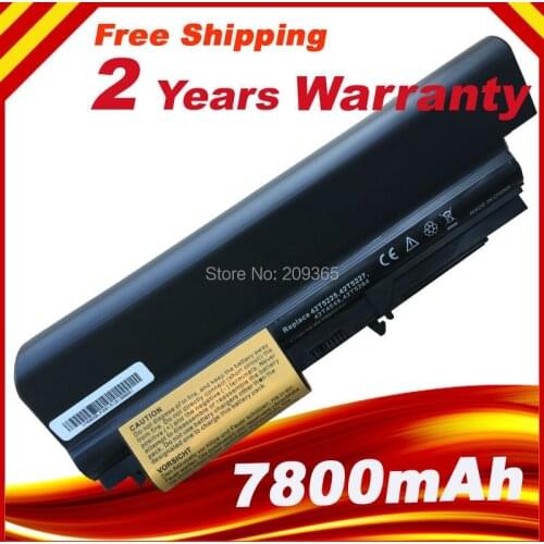 7800mAh 9Cell Battery For Lenovo ThinkPad R400 T400 T61 6378 ASM 42T5265 43R2499 41U3198