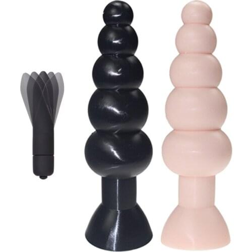 Super Big Size Anal Butt Plug 4cm 5cm Anal Beads Buttplug Large Butt Plug Bullet Vibrator Sex Toys for Women / Men Sex Products