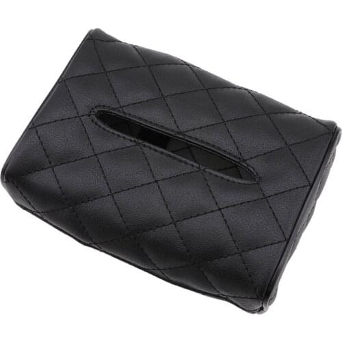 Car Tissue Box Towel Sets Car Sun Visor Tissue Box Holder Auto Interior Storage Decoration Auto Interior Accessories