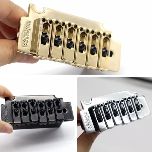 Wilkinson WVS50K Tremolo Bridge With matching Satin Saddles Gold/Chrome/Black New